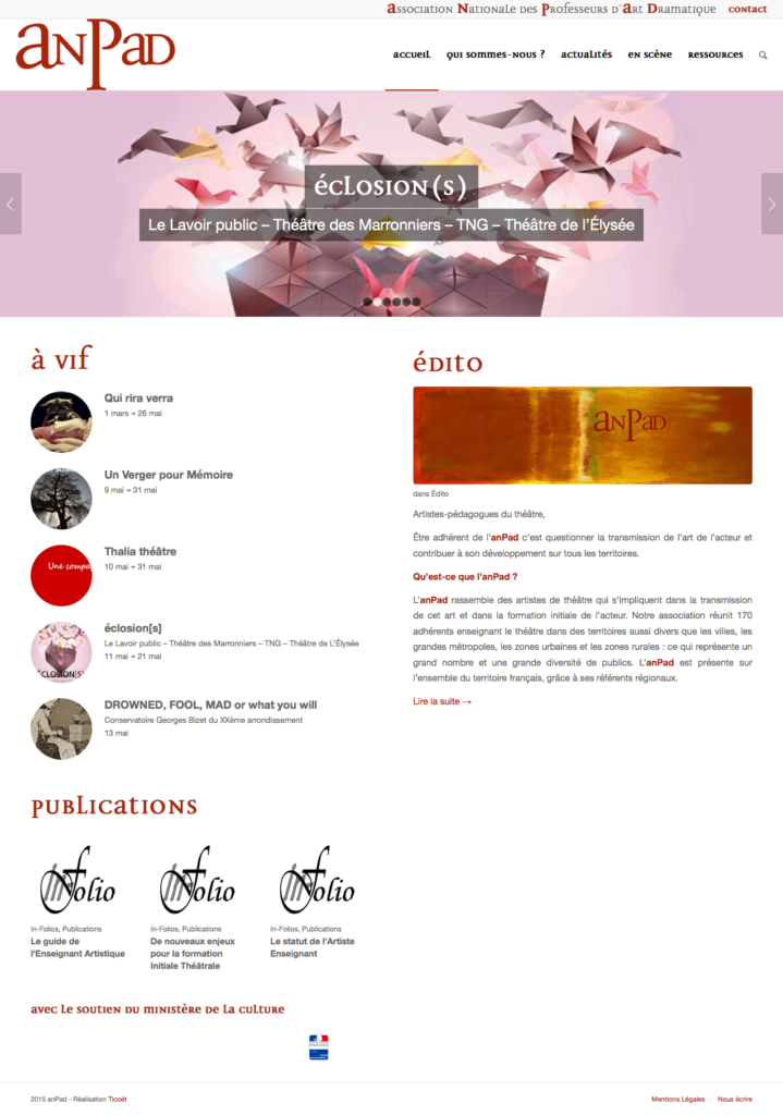 AnPad Accueil