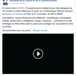 quelques captures d’écran de tweet / posts FB / Instagram