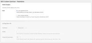 GEO Content Optimizer est un plugin d’analyse éditoriale