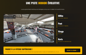 Karting de Rennes Cap-Malo - capture du nouveau site web
