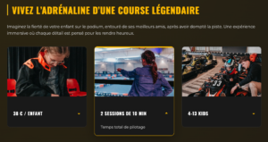 Karting de Rennes Cap-Malo - capture du nouveau site web