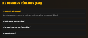 Karting de Rennes Cap-Malo - capture du nouveau site web
