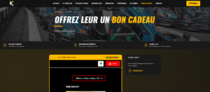Karting de Rennes Cap-Malo - capture du nouveau site web