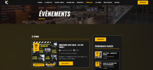 Karting de Rennes Cap-Malo - capture du nouveau site web